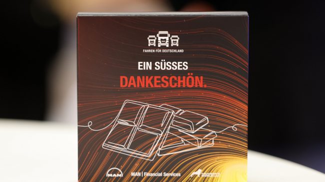 MAN Danke-Schokolade