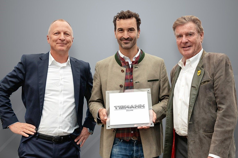 Das Bild zeigt die drei Mitgleider der Geschäftsleitung der Tiemann Gruppe.