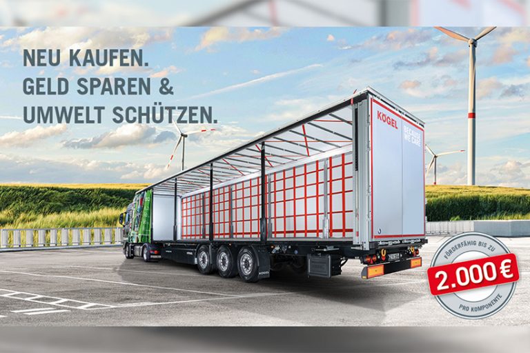 Das Förderprogramm des Bundes ermöglicht auch Einkäufe bei Kögel.