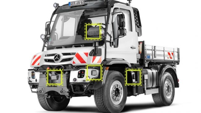 Das Bild zeigt einen Unimog.