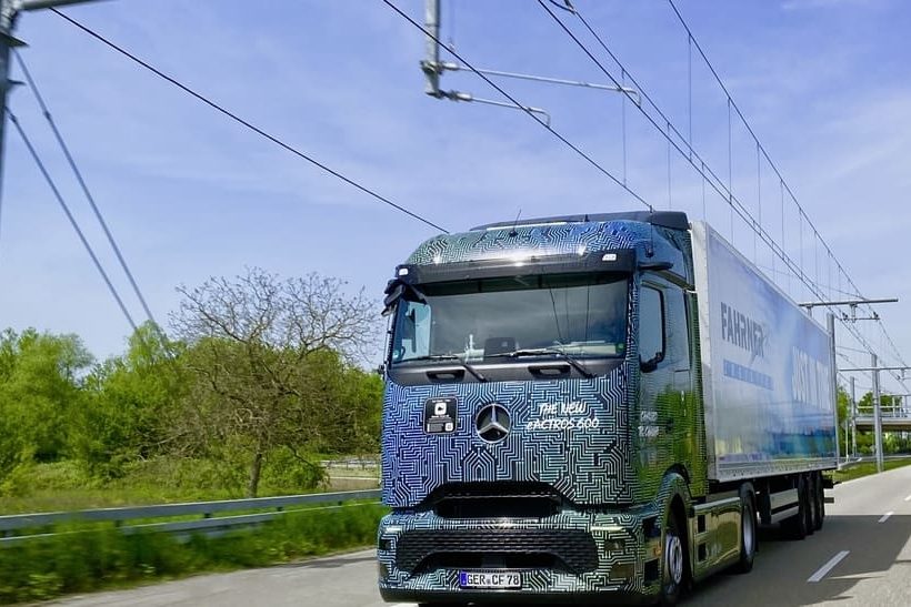 das Bild zeigt einen eActros 600