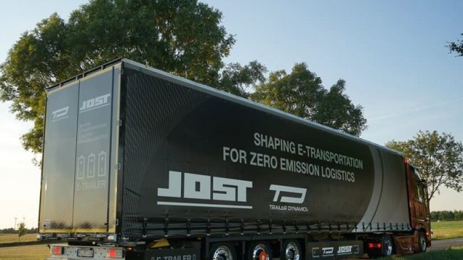JOST steigt beim Start-Up Trailer Dynamics als strategischer Investor ein und verstärkt Kooperation im Bereich e-Trailer Technologie