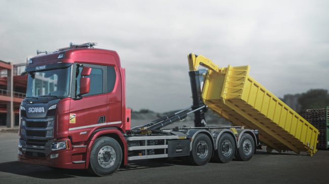 Palfinger zeigt in Hannover u.a. Abrollkipper