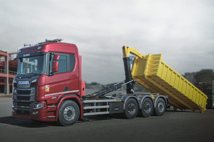 Palfinger zeigt in Hannover u.a. Abrollkipper