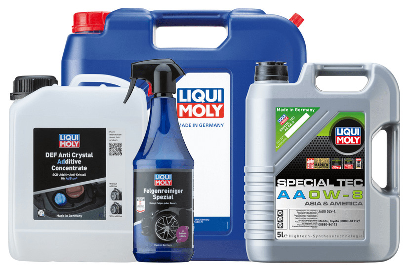 Vorschaubild Automechanika Neuheiten 2024 Auf der Automechanika in Frankfurt am Main rückt LIQUI MOLY vom 10. bis 14. September sein Sortiment für Werkstatt- und Fachhandelskunden in den Mittelpunkt.