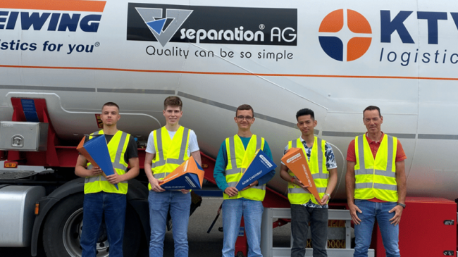 Greiwing logistics for you GmbH begrüßt zum Ausbildungsjahr 2024 neue Auszubildende.