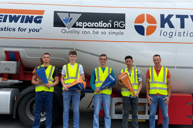 Greiwing logistics for you GmbH begrüßt zum Ausbildungsjahr 2024 neue Auszubildende.