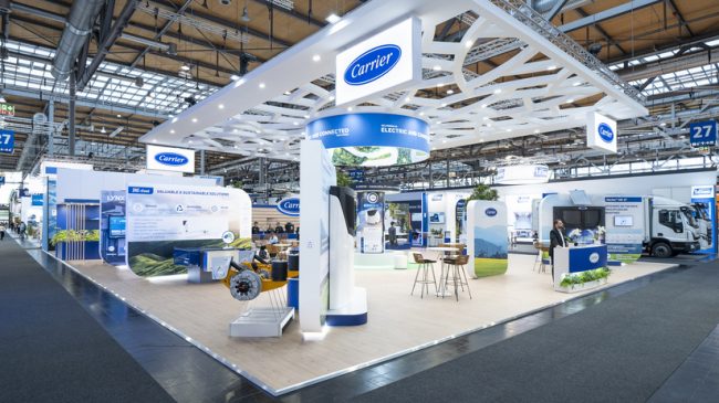 Der Stand von Carrier Transicold bei der IAA in Hannover 2024