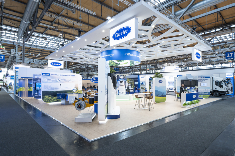 Der Stand von Carrier Transicold bei der IAA in Hannover 2024