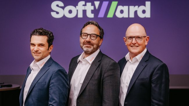 CTL gründet eigenen Softwaredienstleister:Die SoftWard GmbH wird künftig den Partnern des CTL-Verbundes IT-Lösungen aus einer Hand anbieten. (V.l.): CFO Abraham Garcia Martinez, CEO Francesco De Lauso, sowie CIO und Geschäftsführer der SoftWard GmbH Guido Söffker.