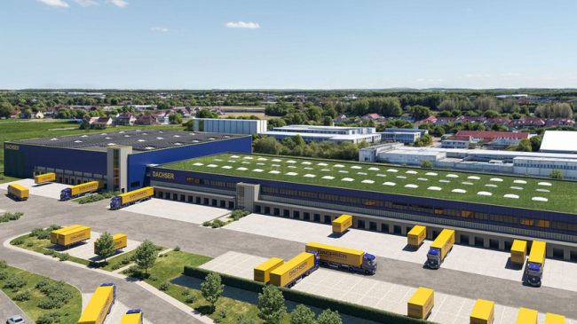 Der geplante Dachser-Standort in Ingolstadt