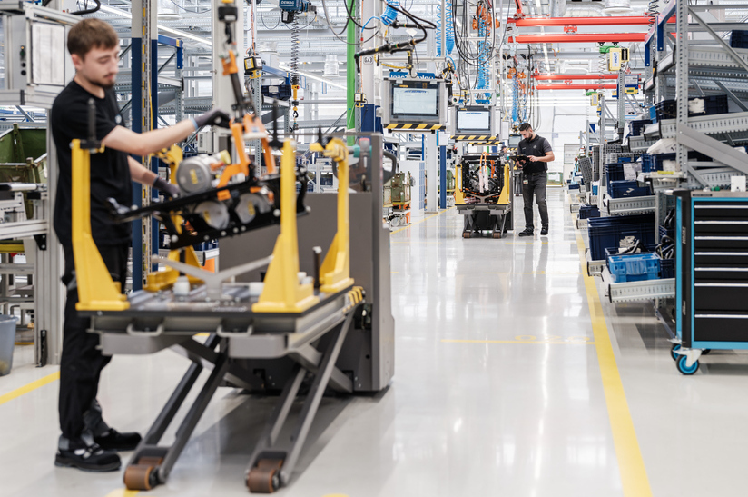 Produktionsstart für eActros-600-Komponente