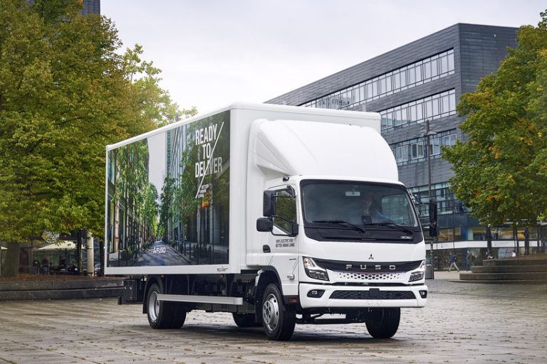 FUSO Next Generation eCanterFUSO Next Generation eCanter Fuso Canter, das Arbeitstier