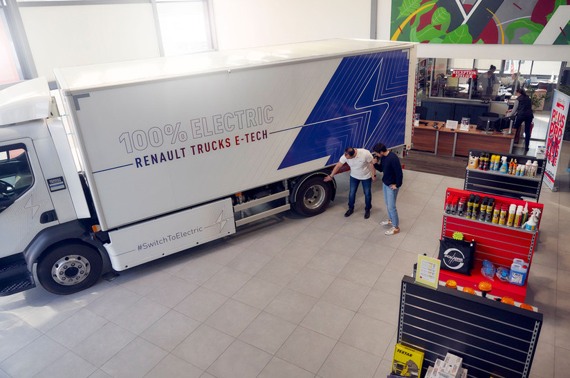 600 Kilometer Reichweite für Renault Trucks E-Tech T: Eine erweiterte Version des Renault Trucks E-Tech T kommt auf den Markt.