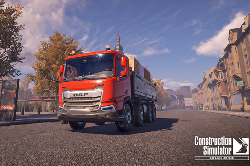 Online auf Achse: Im Spiel „Construction Simulator“ können alle, die möchten, nun die robusten DAF-Baufahrzeuge der neuen Generation in angesagten Computerspiel für die Plattformen PC, XBOX und Playstation.