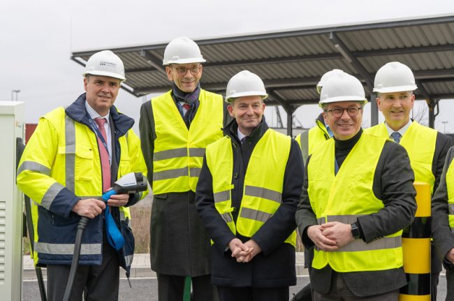 Nächster Schritt zur Dekarbonisierung: Contargo eröffnet Ladeinfrastruktur für E-Lkw