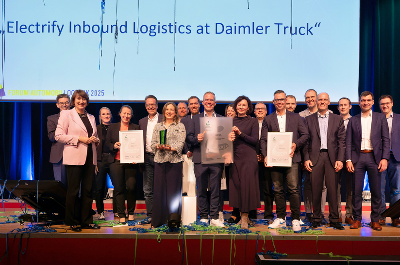 Elektrifizierung des Anlieferverkehrs: Daimler Truck gewinnt VDA-Logistik-Award 2025: Erster Platz für Projekt „Electrify Inbound Logistics“