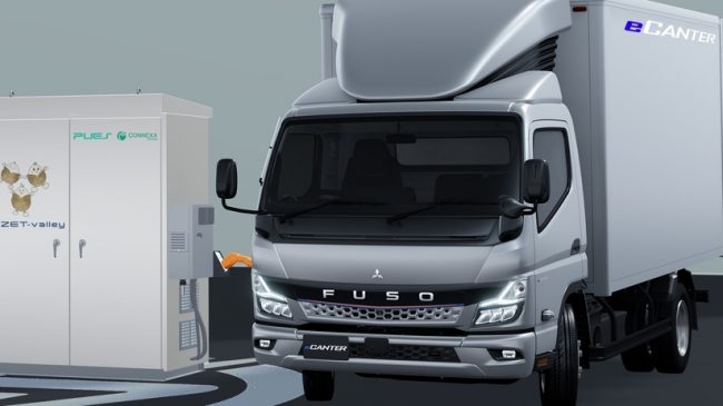 Zweites Leben für Batterien: Daimler Truck Tochter Fuso erprobt Wiederverwertung von eCanter-Batterien in Energiespeichersystemen