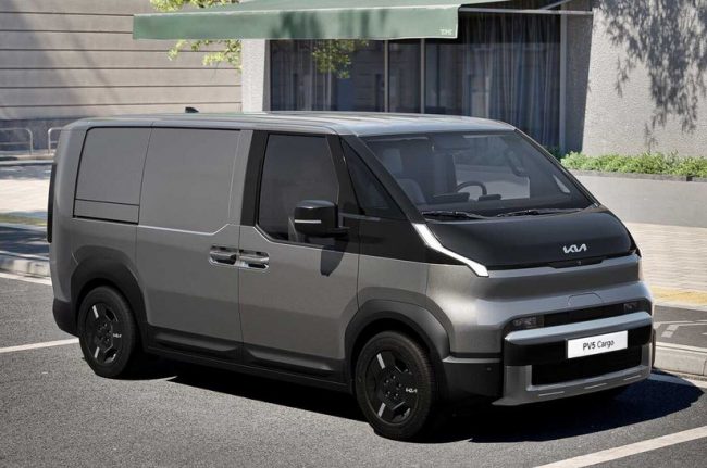 So sieht's aus: Die Kia Corporation hat im Vorfeld des Kia EV Day 2025, der am 24. Februar in spanischen Tarragona stattfinden wird, jetzt das Design der neuen Modelle PV5 Passenger und PV5 Cargo enthüllt.