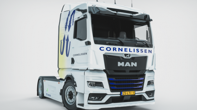 Glaube an die Elektrifizierung: Der niederländische Logistikdienstleister Cornelissen Transport hat MAN einen Auftrag über 27 Lkw mit Elektroantrieb erteilt.