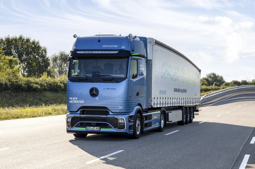 Mercedes-Benz eActros 600Mercedes-Benz eActros 600 E-Trucks der zweiten Modellgeneration: Mercedes-Benz Trucks baut Portfolio an batterieelektrischen Lkw auf Basis des eActros 600 aus