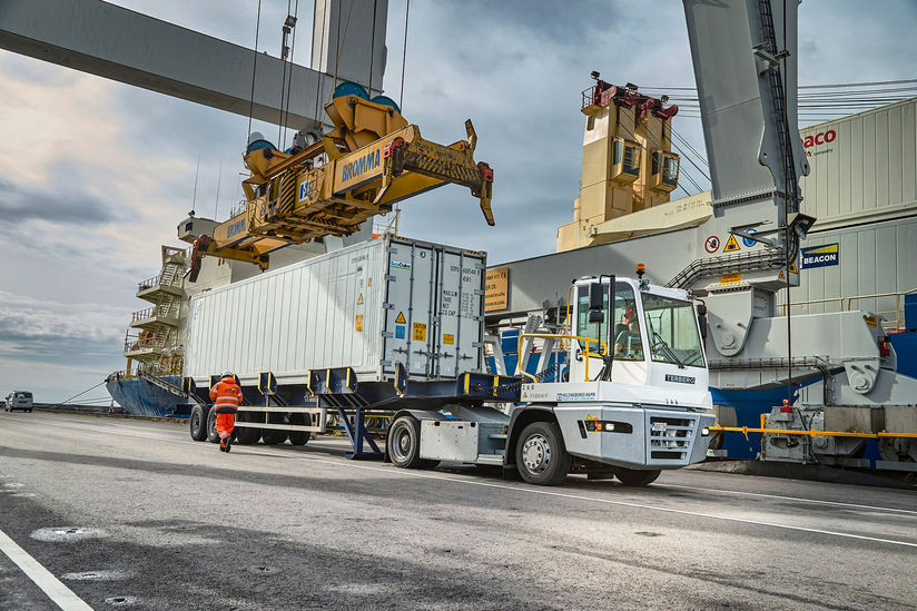 Messe-Präsenz in München: Terberg Spezialfahrzeuge präsentiert innovative Elektrofahrzeuge auf der transport logistic.