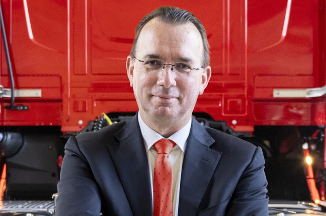 Hightech-Computer auf Rädern, DAF-Präsident Harald Seidel