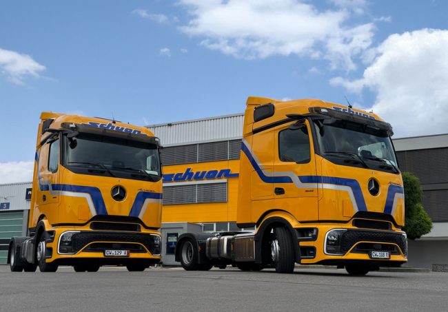 Jumbo-Hängerzüge und Megatrailer: Die Alfred Schuon Group modernisiert seinen Fuhrpark mit über 60 neuen Lkw