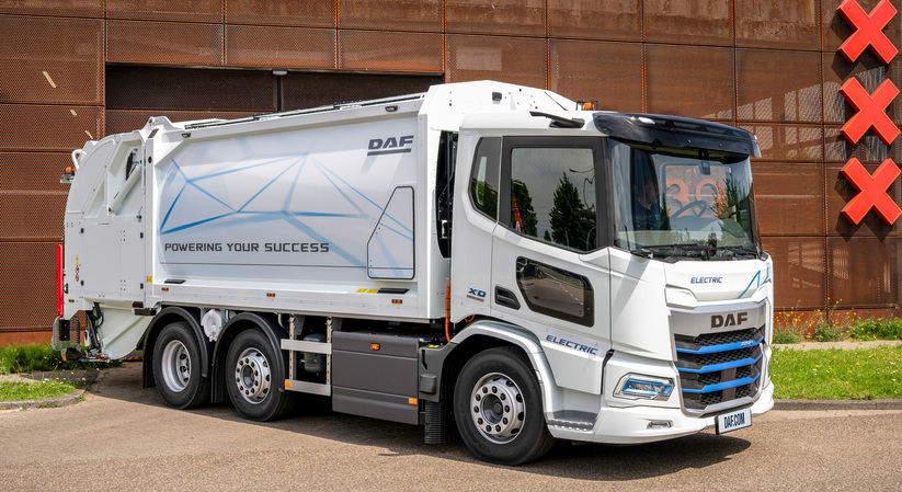 DAF-XD-Electric-6×2-FAN-Stadt-Amsterdam-Müllabfuhr DAF XD Electric 6x2 FAN