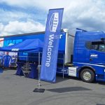 Jost war auf dem Event-Gelände des Nürburgrings präsent und unter anderem mit dem Testimonial und ETRC-Fahrer Jochen Lenz vertreten.