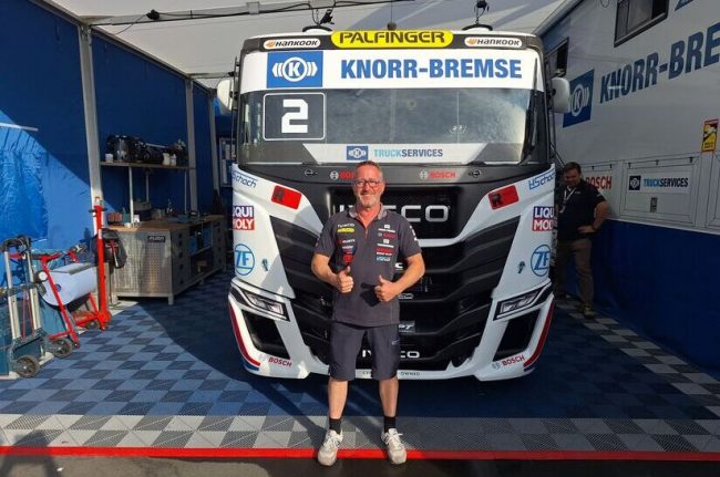 Interview mit Jochen Hahn Sechsfacher Europameister und aktuell Zweiter der Gesamtwertung des Goodyear FIA European Truck Racing Championships, Team Hahn Racing, auf MAN