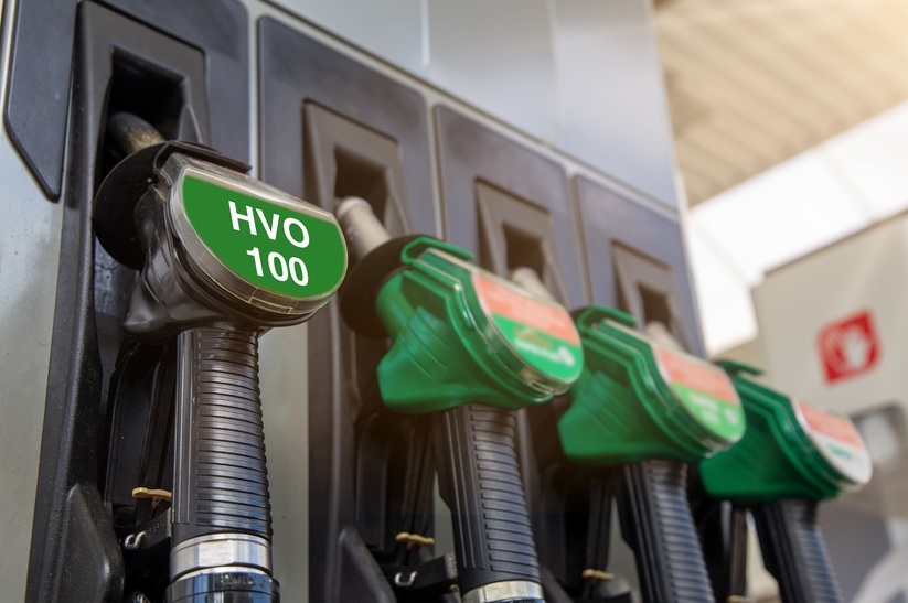 Zapfsäule an einer Tankstelle