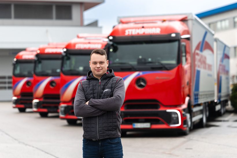 Luka Stempihar vor Daimler Truck