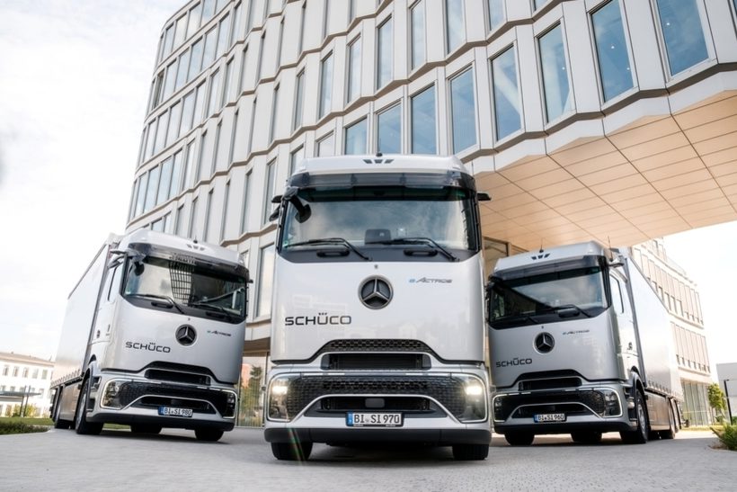 Eletro_LKW_Image Schüco plant stetig wachsende Elektroflotte