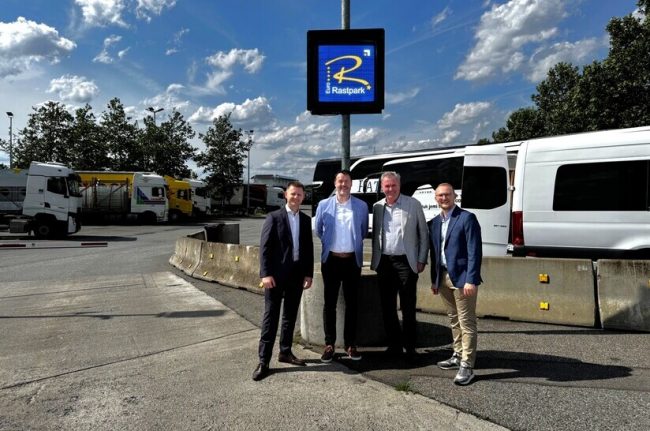Premium-Parking-Standorte für sicheres Lkw-Parken