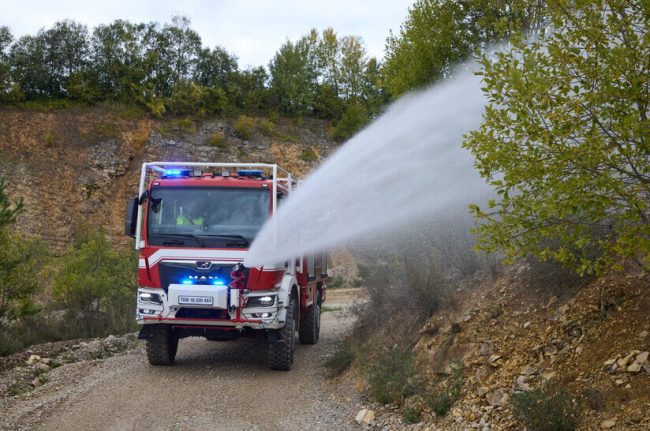 Spezialist für Waldbrandbekämpfung