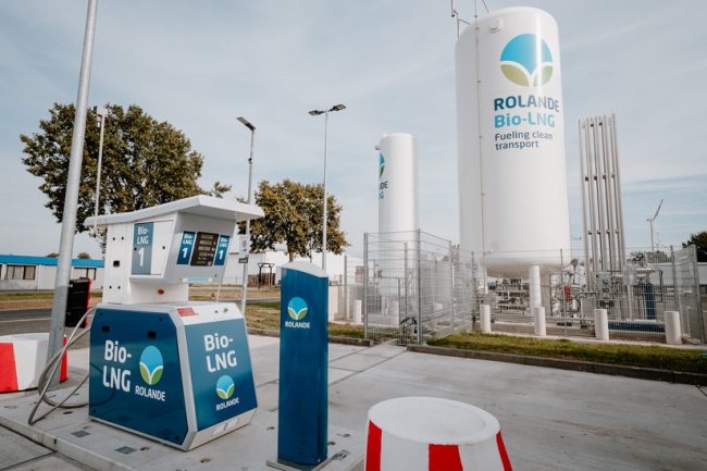 Neue Bio-LNG-Tankstelle bei Bad Bentheim